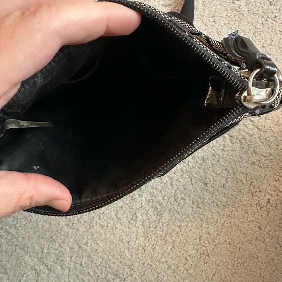 Coach Signature Black and Gray Crossbody Bag - Picture 8 of 11